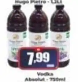 Supermercado Pastorinho Vodka absolut oferta