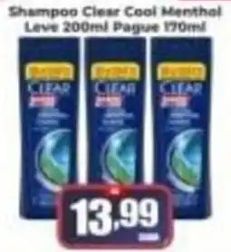 Supermercado Pastorinho Shampoo clear cool menthol oferta