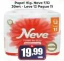 Supermercado Pastorinho Papel Hig. Neve F/D oferta