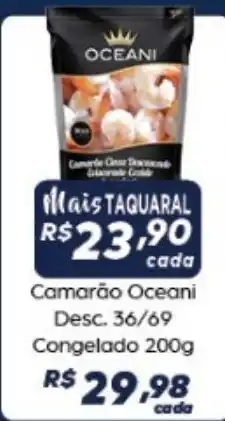 Supermercado Taquaral Camarão oceani oferta