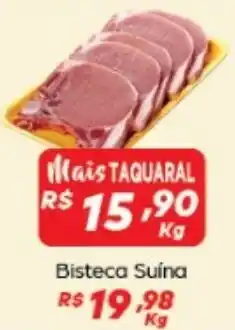 Supermercado Taquaral Bisteca Suína oferta