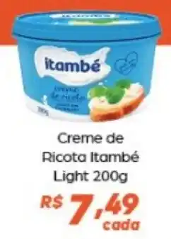 Supermercado Taquaral Creme de Ricota Itambé Light oferta