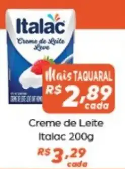 Supermercado Taquaral Creme de Leite Italac oferta