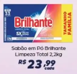 Supermercado Taquaral Sabão em Pó Brilhante Limpeza Total oferta