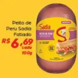 Supermercado Taquaral Peito de Peru Sadia Fatiado oferta