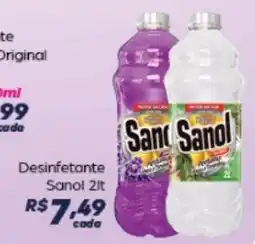 Supermercado Taquaral Desinfetante Sanol 2l oferta