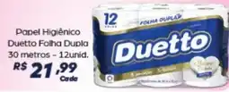 Supermercado Taquaral papel higiênico duetto folha dupla oferta