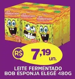 Supermercados Correia Leite fermentado bob esponja elegê oferta