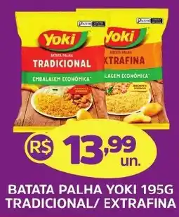 Supermercados Correia batata palha yoki 195g tradicional/ extrafina oferta