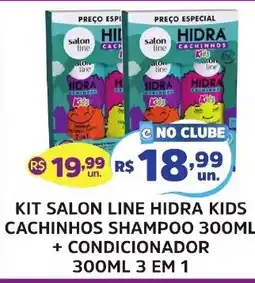Supermercados Correia kit salon line hidra kids cachinhos oferta