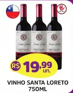 Supermercados Correia vinho santa loreto oferta