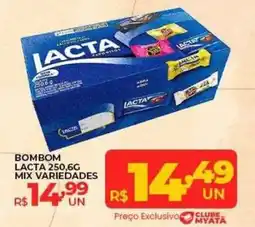 Supermercados Myatã Bombom lacta mix variedades oferta