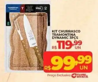 Kit churrasco tramontina dynamic 3pcs