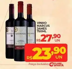 Supermercados Myatã vinho marcus james oferta