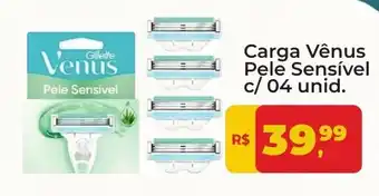 Carga Vênus Pele Sensível