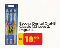 Tonin Superatacado Escova Dental Oral-B Classic 123 oferta