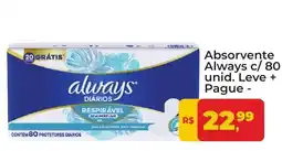 Tonin Superatacado Absorvente always diários oferta