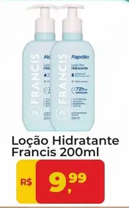 Tonin Superatacado Loção Hidratante Francis oferta