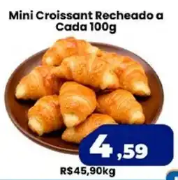 VN Autosserviço Mini Croissant Recheado a Cada 100g oferta