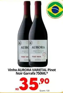 Althoff Supermercados Vinho aurora varietal pinot noir oferta