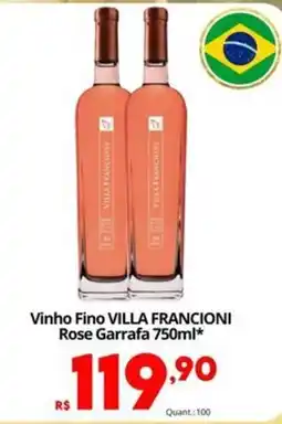 Althoff Supermercados Vinho Fino Villa Francioni Rose Garrafa oferta