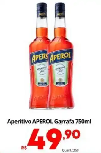 Aperitivo aperol garrafa