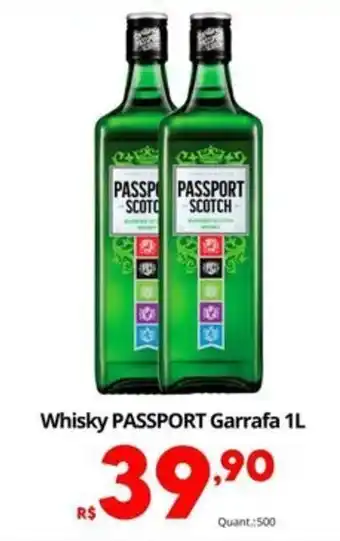 Whisky passport garrafa 1l
