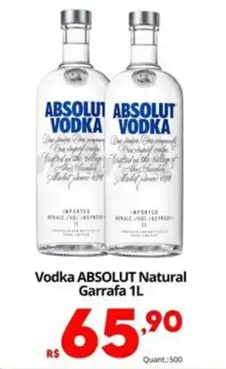 Althoff Supermercados Vodka absolut natural oferta