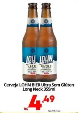 Althoff Supermercados Cerveja lohn bier ultra sem glúten long neck oferta