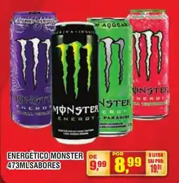 Zebu Carnes Supermercados Energético monster 473ml sabores oferta