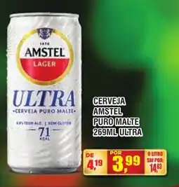 Zebu Carnes Supermercados Cerveja amstel puro malte ultra oferta