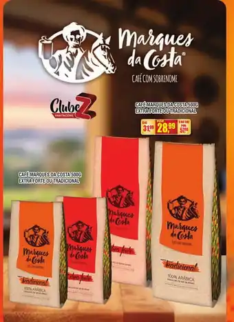 Café marques da costa extra forte ou tradicional