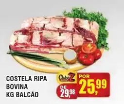 Zebu Carnes Supermercados Costela ripa bovina kg balcão oferta