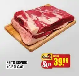 Zebu Carnes Supermercados Peito bovino kg balcão oferta