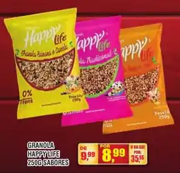 Zebu Carnes Supermercados Granola happy life 250g sabores oferta