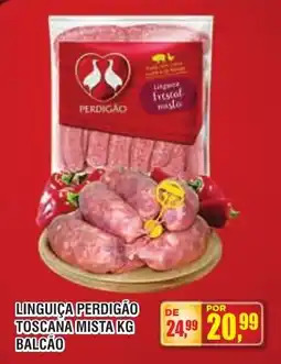 Zebu Carnes Supermercados Linguiça perdigão toscana mista kg balcão oferta