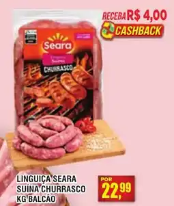 Zebu Carnes Supermercados Linguiça seara suína churrasco oferta