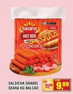 Zebu Carnes Supermercados Salsicha granel seara kg balcão oferta