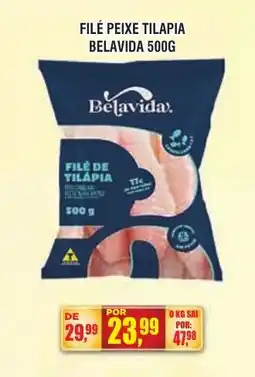 Zebu Carnes Supermercados Filé de tilápia oferta