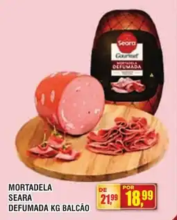 Zebu Carnes Supermercados Mortadela seara defumada kg balcão oferta