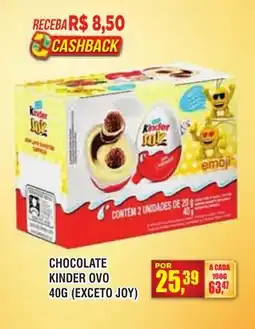Zebu Carnes Supermercados chocolate kinder ovo oferta