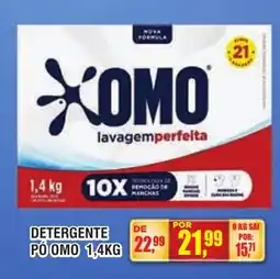 Zebu Carnes Supermercados Detergente pó omo 1,4kg oferta