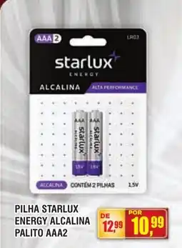 Zebu Carnes Supermercados Pilha starlux energy alcalina palito aaa2 oferta