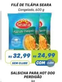 Prezunic Filé de tilápia seara oferta