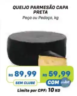 Prezunic Queijo parmesão capa preta oferta