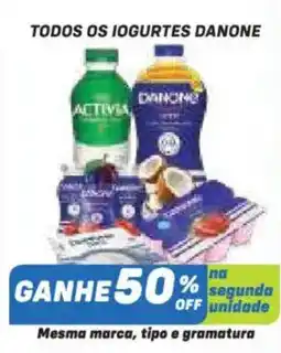 Prezunic Todos os iogurtes danone oferta