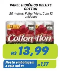 Prezunic Papel higiênico deluxe cotton oferta