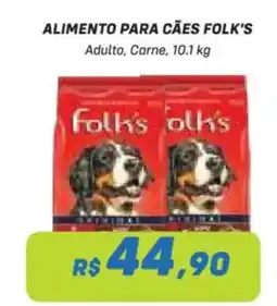Prezunic Alimento para cães folk's oferta