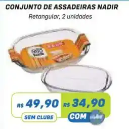 Prezunic Conjunto de assadeiras nadir oferta