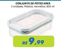 Prezunic Conjunto de potes krea oferta